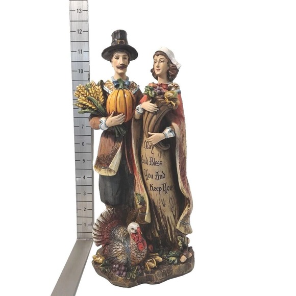 Hobby Lobby Holiday Thanksgiving Handcrafted 2 Pilgrim Couple W